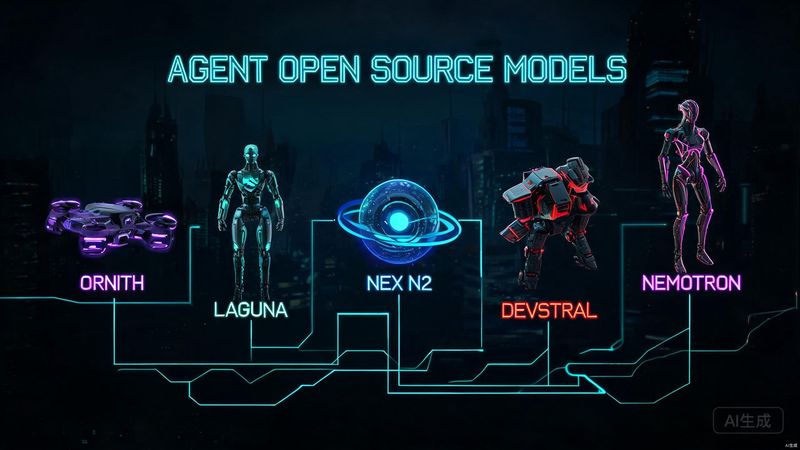 2026上半年五大Agent开源模型横评：Ornith、Laguna、Nex N2、Devstral、Nemotron