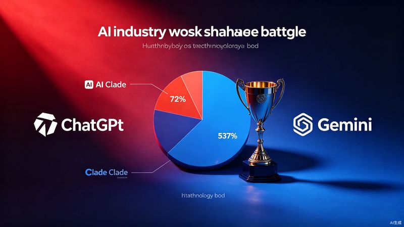 2026年AI行业现状：ChatGPT份额跌破50%背后的三强争霸格局