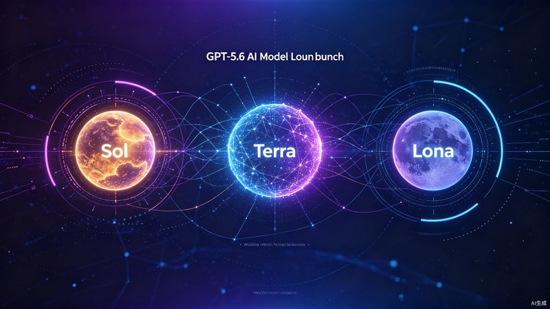 GPT-5.6明日发布：Sol/Terra/Luna三模型架构深度解析，AI竞争进入系统级重构