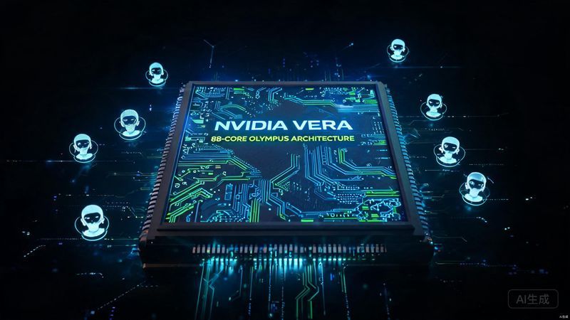 英伟达Vera CPU深度解析：88核Olympus架构如何重塑智能体AI算力格局