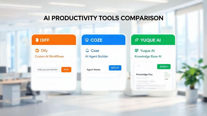 Dify vs Coze vs 语雀AI：国内AI办公工具2026年选型全指南
