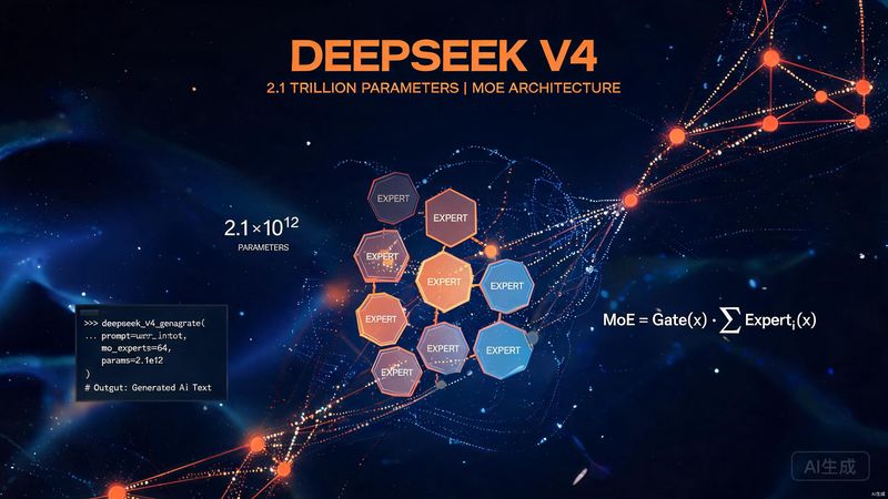 DeepSeek V4正式版灰度推送：2.1万亿参数+极致推理，国产大模型无限战争升级