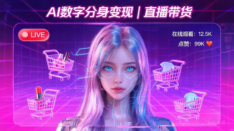 AI数字人2026下半场：从直播带货到品牌代言，百亿产业链变现全解析