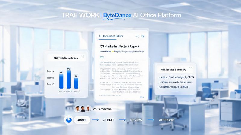 TRAE Work深度评测：字节跳动全员AI办公平台能否颠覆飞书与Notion？