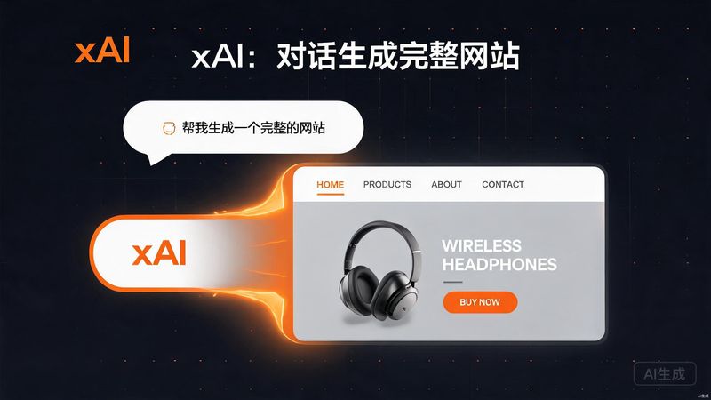 Grok Build实测：一句话生成完整网站，xAI的Prompt编程革命