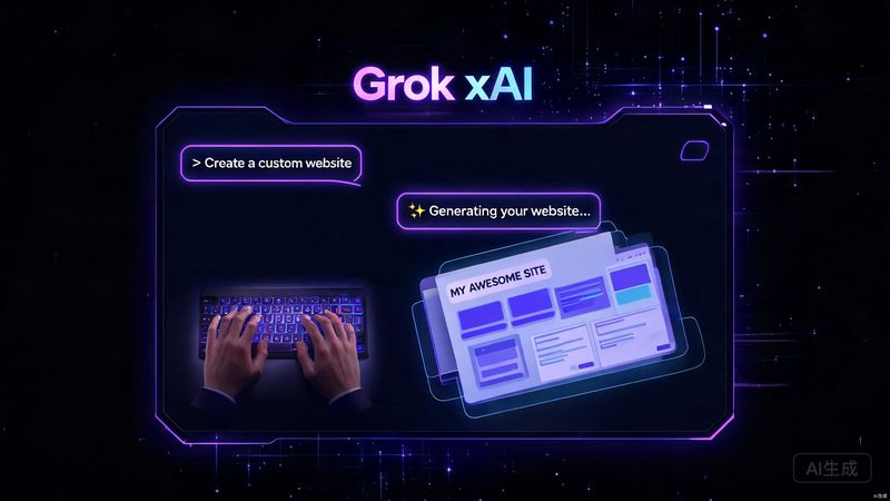 Grok Build实测：xAI让零基础用户在对话框里生成完整网站