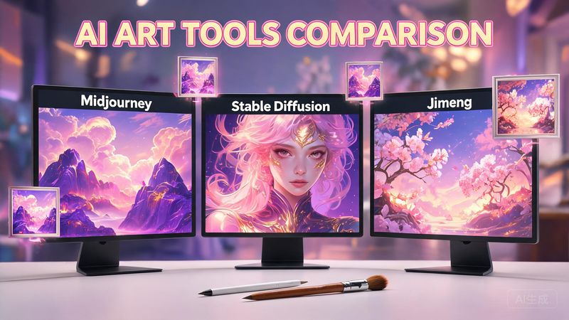 Midjourney v7 vs Stable Diffusion 4 vs 即梦3.0：2026年AI绘画工具深度对比
