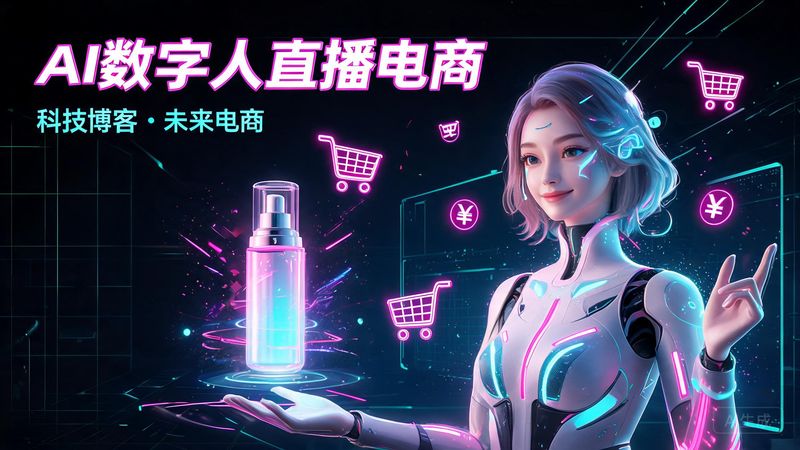 AI数字人直播带货实战：月入12万的变现路径与工具全解析