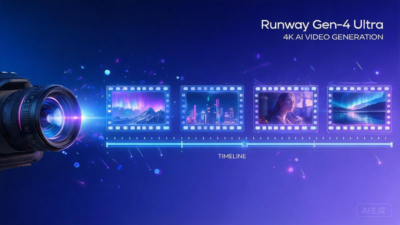 Runway Gen-4 Ultra 全面评测：120秒4K视频能否颠覆商业制作？