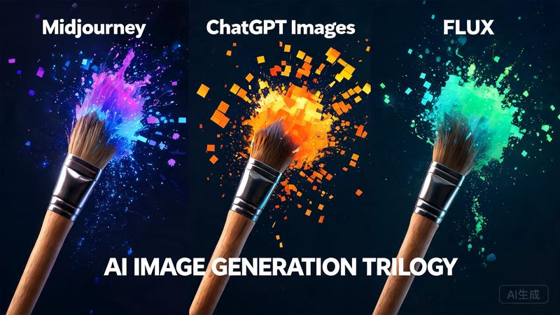 2026 AI生图三国杀：Midjourney V8.2 vs ChatGPT Images 2.5 vs FLUX 3